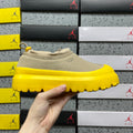 UGG Slip-On Shoes in Beige with Yellow Chunky Sole