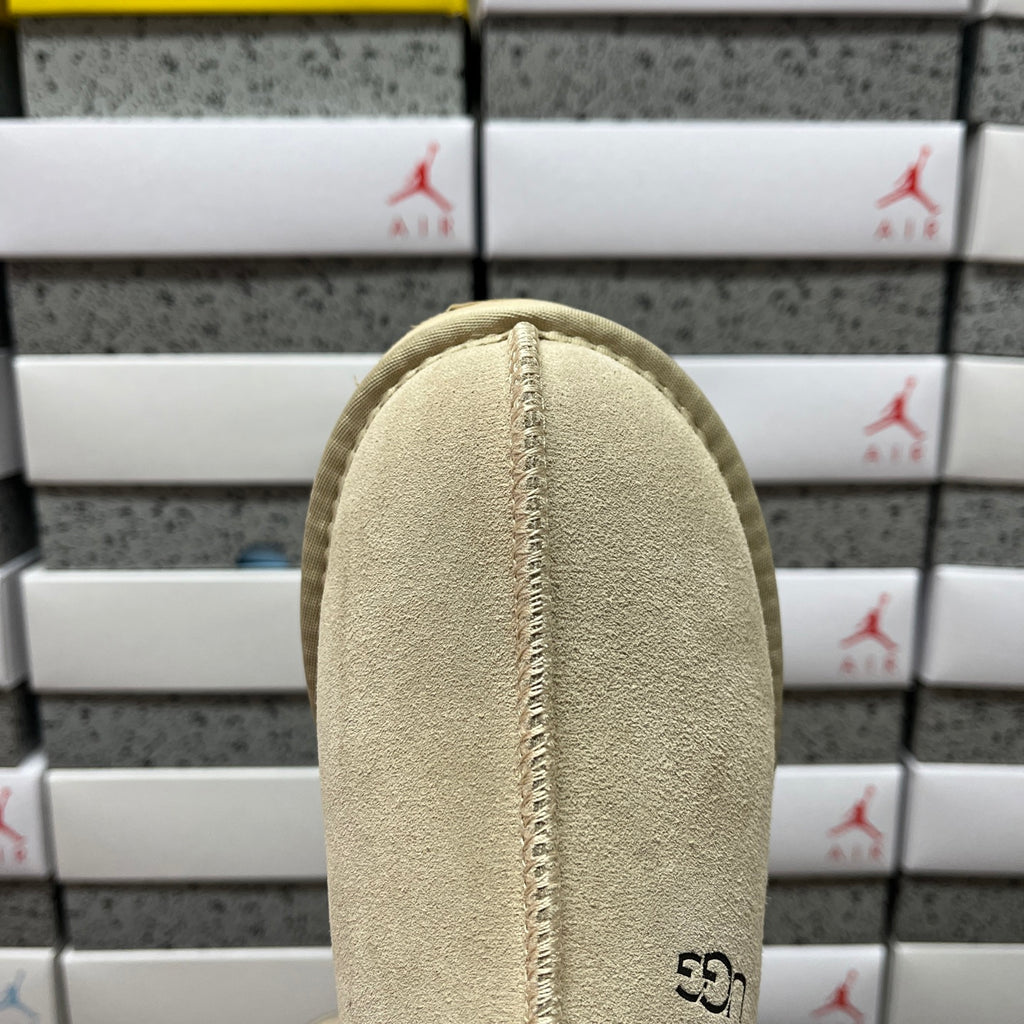 UGG Mustard Seed Slip-On Shoes with Stitched Trim and Plush Lining