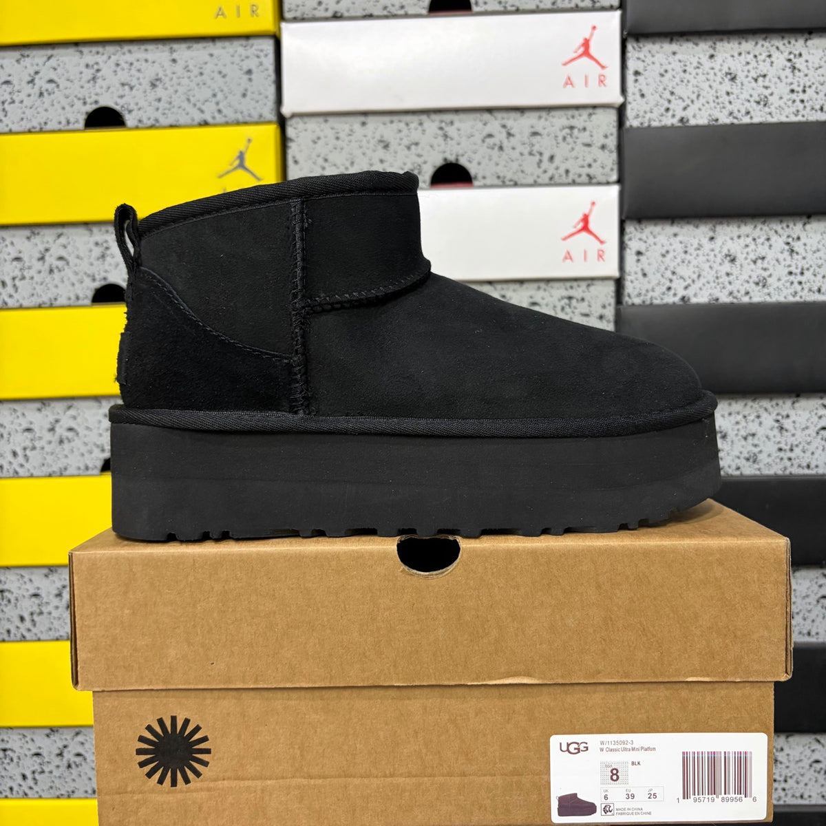 UGG Ultra Mini Platform Boots in Black