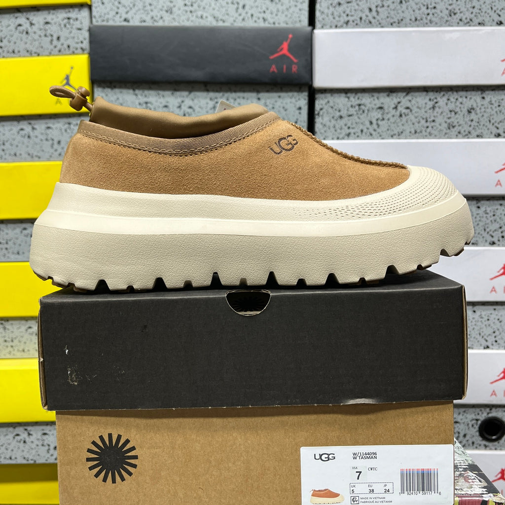 UGG Slip-On Shoes in Chestnut with Cream Chunky Sole