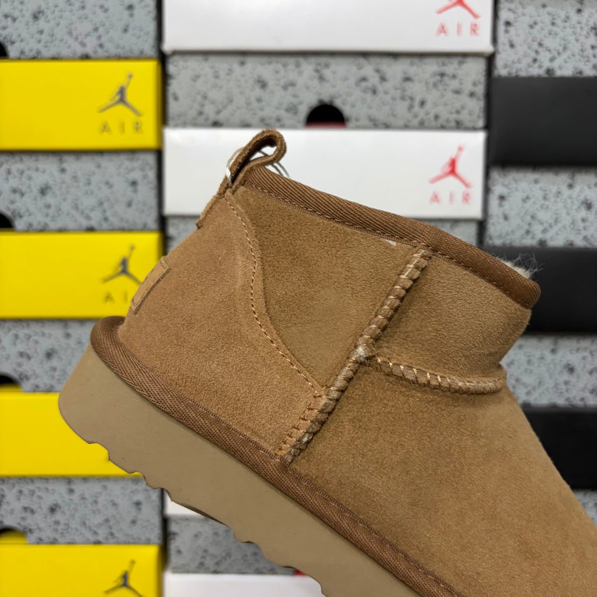 UGG Chestnut Ultra Mini Pull-On Ankle Boots
