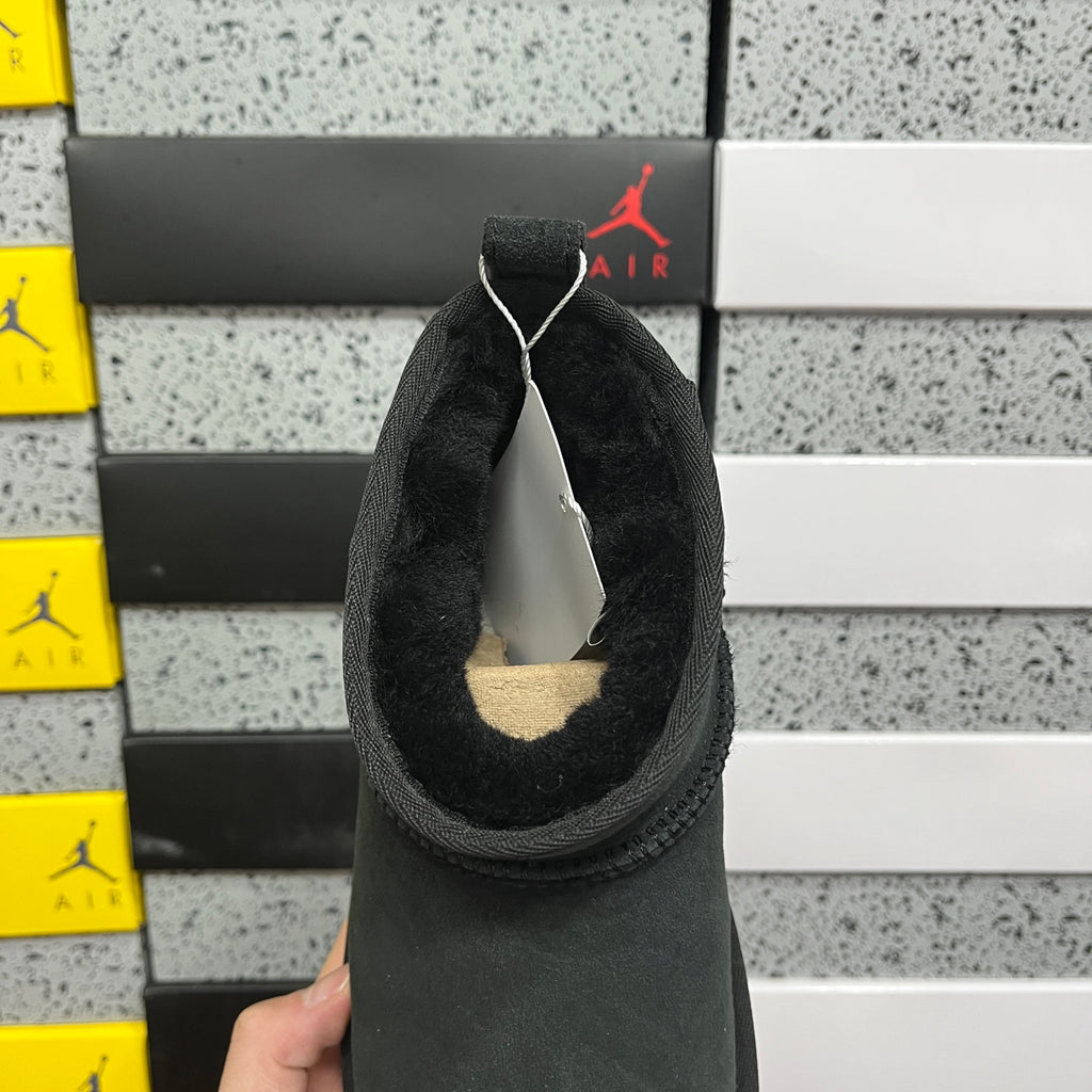UGG Black Ultra Mini Pull-On Ankle Boots