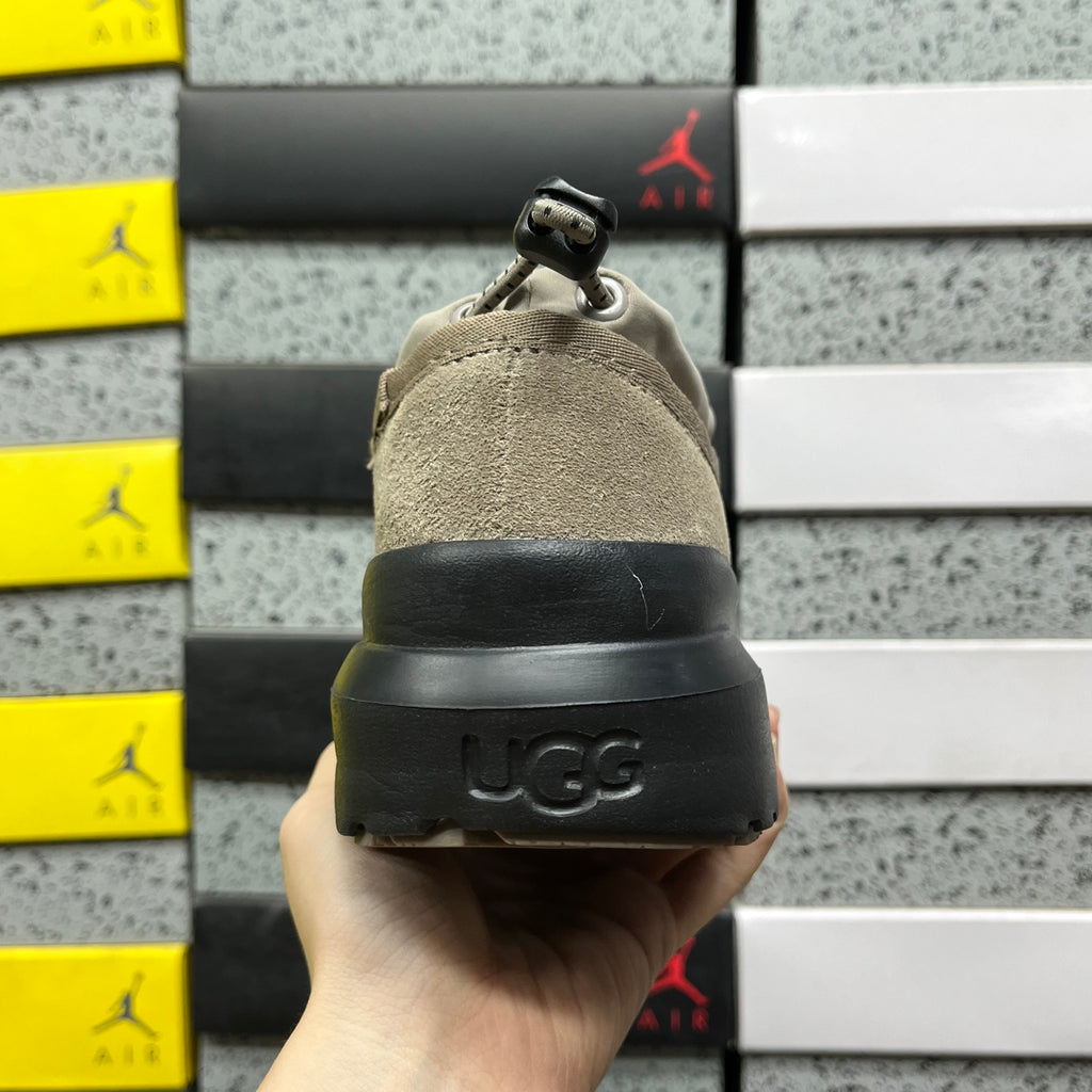 UGG Slip-On Shoes in Mist Gray with Black Chunky Sole